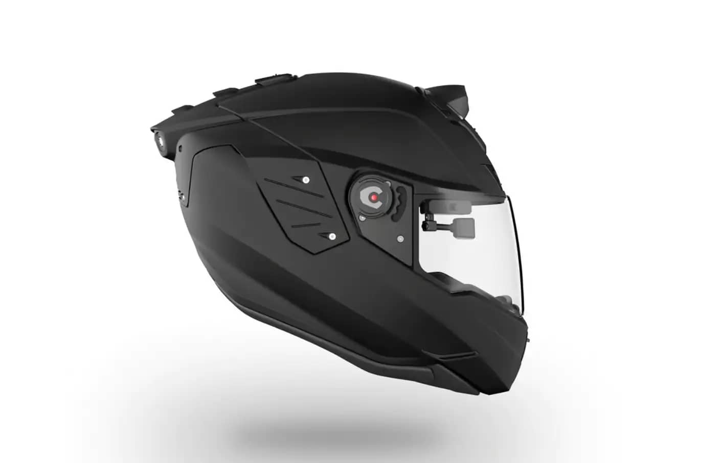 Выдвижной дисплей (HUD) отображает всю важную информацию внутри шлема.